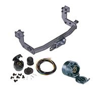 ATTELAGE avec faisceau 7 broches | Mercedes Sprinter W901-05 / Volkswagen LT 28 - 35 de 1995 à 2006 Fourgon Bus (empattement = 3050mm, roues arrière simples) / crochet «col de cygne» démontable avec outils