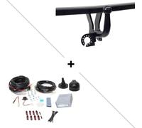 Attelage Chevrolet Aveo coffre (01/08-07/11) Col de cygne + faisceau universel 7 broches + boitier électronique