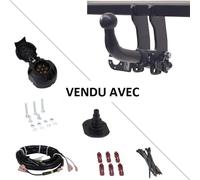 Attelage Chrysler Grand Voyager Stow'n'Go uniquement (01/08-) RDSOH + faisceau universel 7 broches