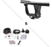 Attelage Compatible avec BMW X3 (01/04-11/10) Col de Cygne + Faisceau Universel 7 Broches + boitier électronique - Auto-Hak