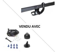 Attelage Dacia Sandero Stepway I (06/09-12/12) Col de cygne + faisceau universel 7 broches - Imiola