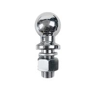 Attelage de remorque, 1-7/8 2 Pouces 50mm de remorque chromé Hitch Ball remorquage M19 Shank Capacité 3500 LB couplage pièces RV Accessoires Camper Caravan(50mm (M19))