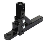 Attelage de remorque, 10 "réglable 4 Niveaux Remorque Boule D'attelage Remorquage for 2" Récepteur Bras De Remorque Réglable Connexion Rapide Bras De Liaison De Voiture pour Camion