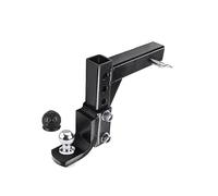 Attelage de Remorque, 10 "réglable 4 Niveaux Remorque Boule D'attelage Remorquage For Récepteur 2" Avec 50mm RV Pièces Camping-car Caravane Accessoires