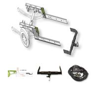 Attelage de Remorque 12,5 KN pour Camping-Car Kit avec Électrique 13 bronches & Rallonge de Chassis Convient à Fiat Ducato X250/ X290