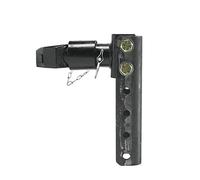 Attelage de remorque 5 niveaux Connecteur de coupleur de remorque réglable Coupleur à billes d'attelage de 2 pouces Cap 3.15 Ton RV Pièces Camper Caravan Accessoires