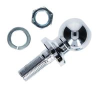 Attelage de remorque - 50 mm - 3,5 T - Boule d'attelage - Vis de 22 mm de diamètre - Pour barres de dôme avec une charge allant jusqu'à 3,5 tonnes
