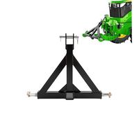 Attelage de remorque à 3 points - Récepteur à 3 points - Adaptateur d'attelage de traction - Avec récepteur de 2" - Pour timon de tracteur et machines agricoles