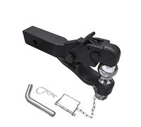 Attelage de remorque, À toute épreuve Cap 8 tonne 2 Pouce Boule Shank Shank 1 trous Combo Crochet Pintle Crochet ARM ARM ARRIÈRE TOPKING 4wd Pièces de remorque de camion