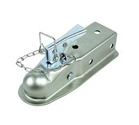 Attelage de remorque, Coupleur de remorque 2 x 2-1/2 pouces Boule Attelage Accouplement Langue droite 2-1/2" Rv Pièces Camper Caravan Accessoires