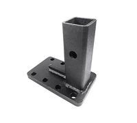 Attelage de Remorque, Crochet D'attelage Réglable Base De Fixation Récepteur Remorque Attelage Remorquage Robuste RV Camping-car Caravane Pièces Accessoires
