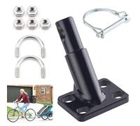 Attelage de remorque de vélo, Coupleur de Remorque de Vélo, Attache Remorque de Vélo, Attelages de Vélo, Connecteur Attache Remorque de Vélo, Attelage de Remorque de Vélo Universel, pour Remorques