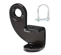 Attelage de remorque en acier pour porte-vélos - Connecteur universel - Bras soudé robuste - Fixation d'essieu - Convient à la plupart des vélos et remorques