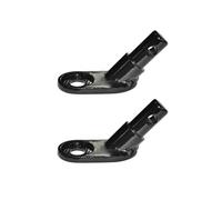 vidaXL Attelage de remorque pour vélo 2x en fer