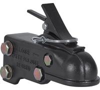 Attelage de remorque réglable de SucceBuy, boule d'attelage de 2-5/16 pouces, capacité de charge de 15 000 lbs, attelage en fonte haute performance avec matériel pour tracter les camions pick-up et le