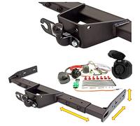 Attelage de remorque universel variable - pour campeur, camping-car, caravane, tombereau, un camione, voiture de livraison (avec kit électrique 13 broches)