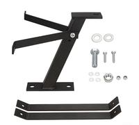 Attelage de tracteur de jardin robuste pour tondeuse autoportée, fixation de remorque en fer massif avec finition résistante aux intempéries, convient aux tondeuses à gazon standard