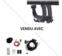 Attelage Fiat 500L Trekking (10/12-05/17) RDSOH + faisceau universel 7 broches + boitier électronique