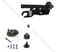 Attelage Jeep Wrangler y compris Eagle (-09/96) Standard + faisceau universel 7 broches