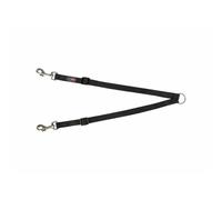 Attelage Laisse 2 Chiens Trixie Premium Noir - Marque : Trixie - EAN : 4053032682160