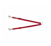 Attelage Laisse 2 Chiens Trixie Premium Rouge - Marque : Trixie - EAN : 4053032682191
