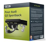 Attelage pour Audi Q3 Sportback 06.2019 - à ce jour rétractable Oris TOP