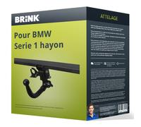 Attelage pour BMW Serie 4 cabriolet type F33 démontable sans outil Brink TOP