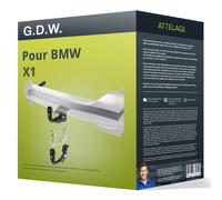 Attelage pour BMW X1 07.2022 - à ce jour démontable sans outil G.D.W. TOP