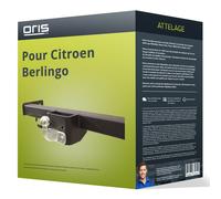 Attelage pour Peugeot Partner version l1 démontable avec outil Oris TOP