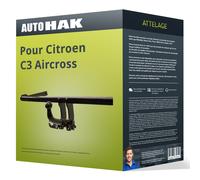 Attelage pour Citroen C3 Aircross I type 2R / 2C démontable sans outil Auto Hak
