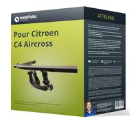 Attelage démontable pour Peugeot 4008 2012-2015 + faisceau spécifique 13-broches