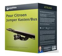 Attelage pour Peugeot Boxer Kasten/Bus 24- démontable avec outil Westfalia TOP