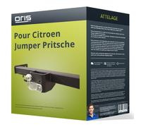 Attelage pour Citroen Jumper Pritsche type 244 démontable avec outil Oris TOP