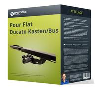 Westfalia Automotive Attelage pour Fiat Ducato type 250 col de cygne démontable avec outil TOP