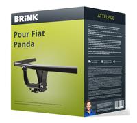 Attelage pour Fiat Panda type 169 démontable avec outil Brink TOP