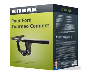 Attelage pour Ford Tourneo Connect type V408 démontable avec outil Auto Hak ABE