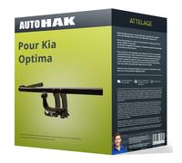 Attelage démontable pour Kia Optima JF Break 2016- + faisceau spéc 13-broches