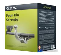 Attelage pour Kia Sorento 01.2015 - 12.2020 démontable sans outil G.D.W. TOP