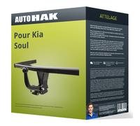 Attelage pour Kia Soul 02.2014 - 12.2018 démontable avec outil Auto Hak TOP