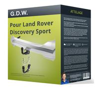 Attelage pour Land Rover Discovery Sport 14- démontable sans outil G.D.W. TOP