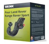 Attelage pour Land Rover Range Rover Sport 02.2005 - 08.2009 Amovible Brink TOP