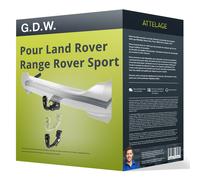 Attelage pour Land Rover Range Rover Sport 22- démontable sans outil G.D.W. TOP