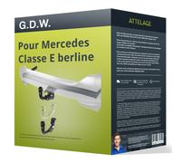 Attelage pour Mercedes berline 23- démontable sans outil G.D.W. TOP