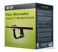 Crochet de remorquage avec rotule escamotable 050-993 ACPS-ORIS