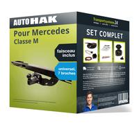 Attelage pour Mercedes Classe M type W163 démontable avec outil Auto Hak TOP