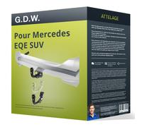 Attelage pour Mercedes EQE SUV 12.2022 - à ce jour démontable sans outil G.D.W.