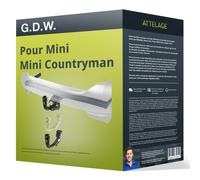 Attelage pour Mini Countryman type F60 démontable sans outil G.D.W. TOP