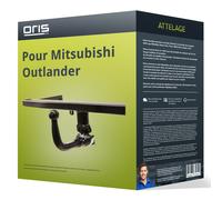 Attelage pour Mitsubishi Outlander III type GG_W/GF_W démontable sans outil Oris