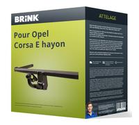 Attelage pour Opel Corsa E hayon type X15 démontable sans outil Brink TOP