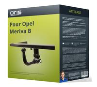 Attelage pour Opel Meriva B type S10 démontable sans outil Oris TOP